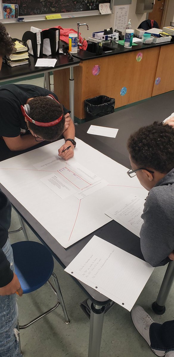 lprovoteaux1's tweet photo. Took your suggestion @MTCummins and used a placemat activity today. Ss had really good convos about mechanical energy and work today. #engagement #APP1 @ChesapeakeHS https://t.co/IXvwXDDAac