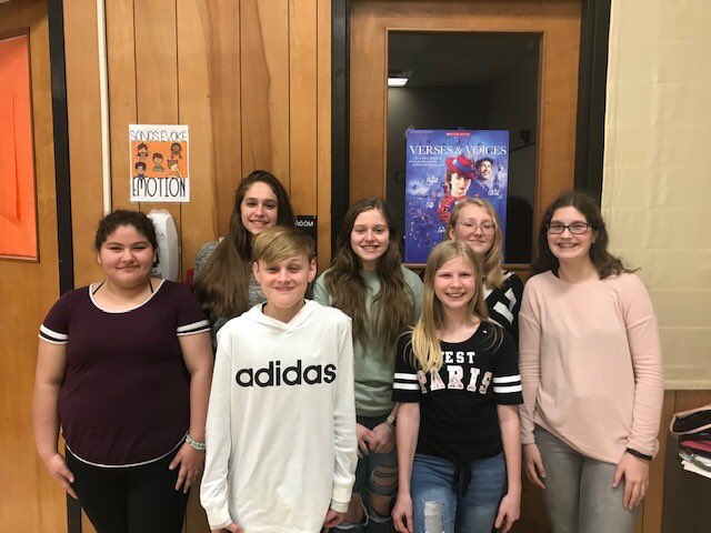 Orangefield_JH's tweet photo. OJH choir students attended the UIL Choir Solo/Ensemble contest Saturday. Annabelle Matthews and Tracyn Brady were given a Division 2 rating and Jayde Bagget, Nallely Martinez, Fallyn Randall, Natalie Roach and Caydence White were all awarded a division 1 which is the best score. https://t.co/GAye4XkbzD