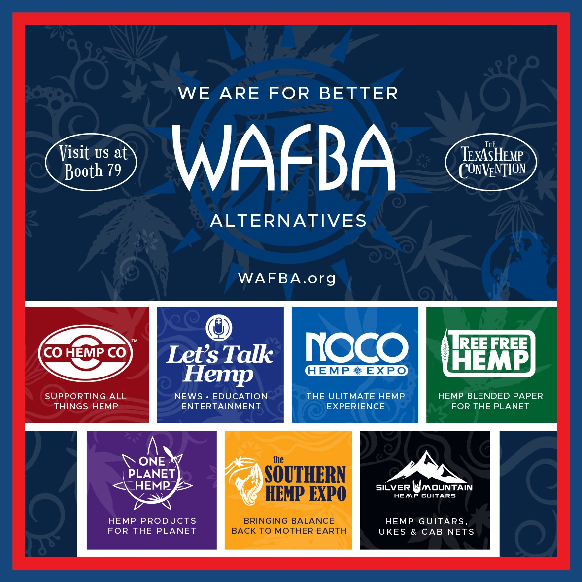 MorrisBeegle's tweet photo. #WAFBA will be in the house at The #TexasHempConvention this week! All of our brands will be represented! Make sure to stop by BOOTH 79 to say hello and play a tune on our #HempGuitar π₯π΅π€© https://t.co/G0UnUGutqZ