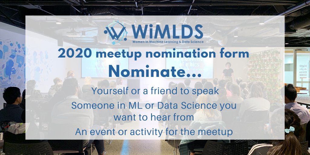 We've got some exciting events in the works for 2020, but would love to hear from the community! 
If you have a talk you would like to give, someone you would like to give a talk or an idea for a meetup, please fill in our nomination form :) forms.gle/Rw9w29JpaWckqd…