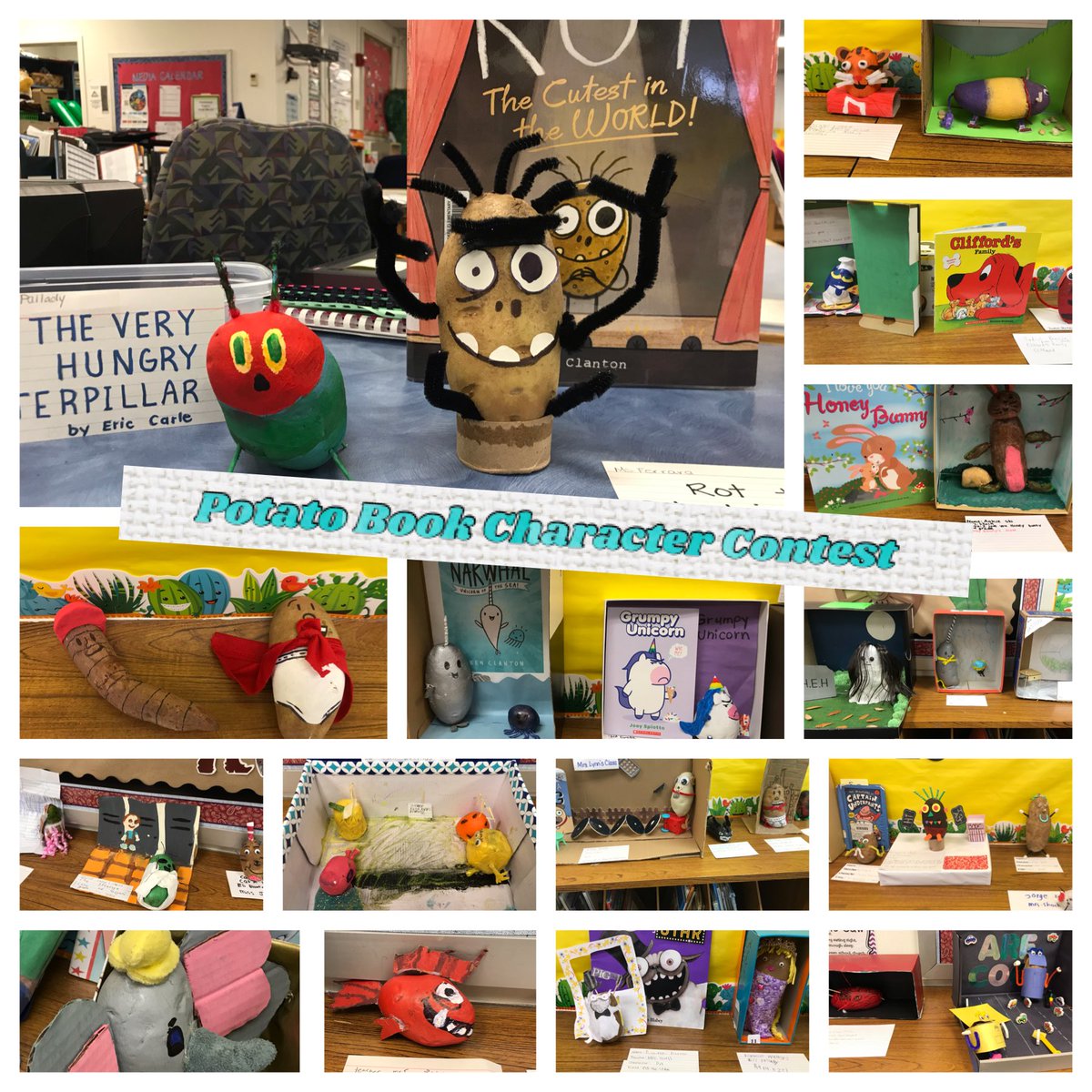 Kicking off Literacy Week with our Potato Book Character Contest. Students decorated a potato 🥔 to look like their favorite book character. Such ‘Spudtacular’ creations <a href="/DeltonaLksElem/">Deltona Lakes Elem</a> <a href="/ramonita_ortiz1/">Ramonita Ortiz</a> <a href="/tngriffi_tonya/">Tonya Griffin</a> <a href="/HopeNoga/">Hope Noga</a>
