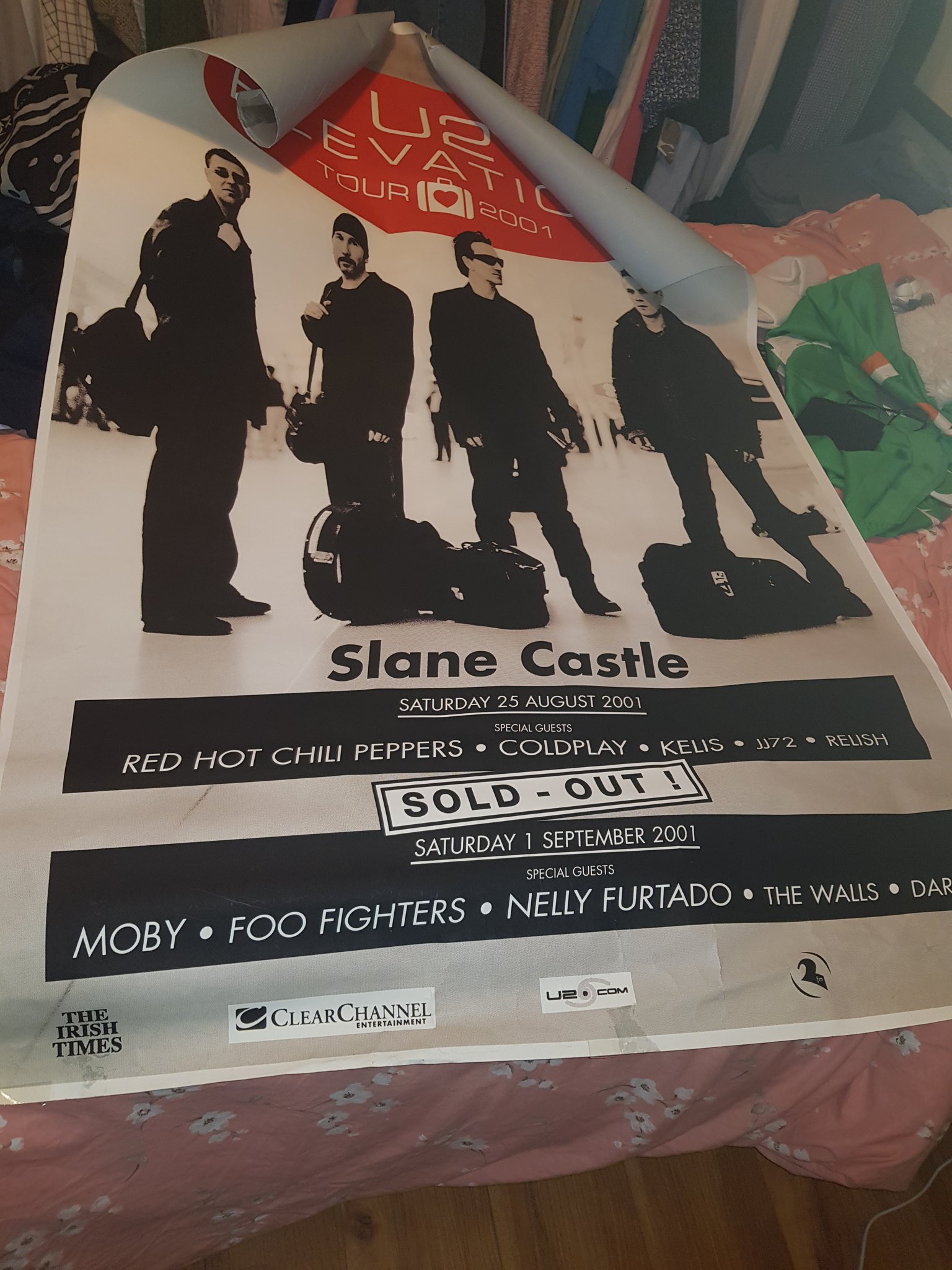 U2 Irish Fan Club On Twitter Original 2001 Elevation Tour Poster From Slane U2 Club U2 U2tour U2gigs U2fanlife U2 News U2 Irish Fan Club On Twitter Original 2001 Elevation Tour Poster From Slane U2 Club U2 U2tour U2gigs U2fanlife U2 News