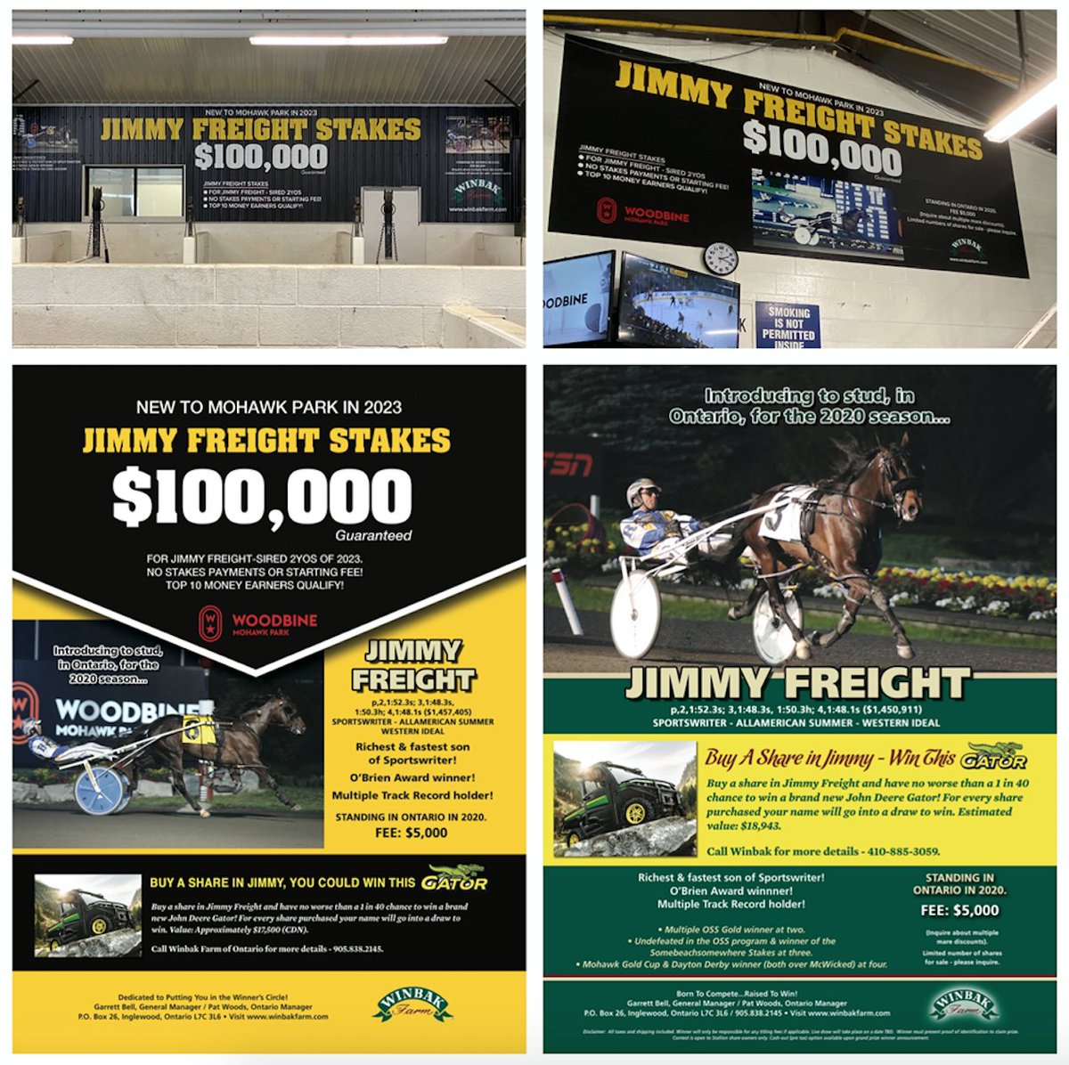 RETWEET + LIKE = WIN!
.
RETWEET + LIKE THIS POST &amp; BE ENTERED TO WIN 1 of 2 Tim Hortons or Dunkin Donuts $25 Coffee Cards!.

Compliments of Jimmy Freight Standing at <a href="/WinbakFarm/">Winbak Farm</a>
Ontario.