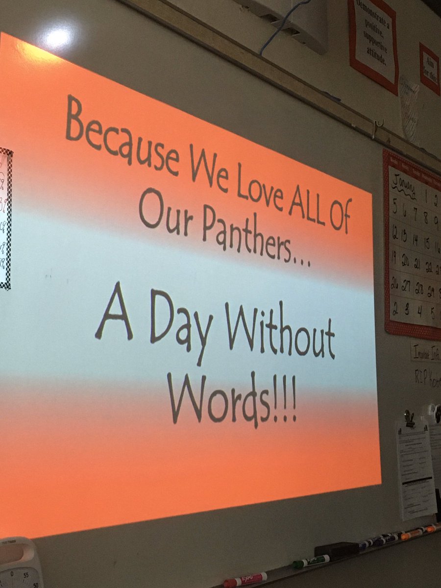 readwritelhs's tweet photo. I’m so impressed by the work Ms. Roberts’ class has done to plan an LHS Day Without Words to help people better understand what it’s like for their friends who struggle with verbal communication.  They presented to every English class today!  🐾❤️🐾 https://t.co/0iRoAX6JIv