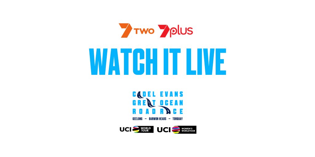 Cadel Road Race (@cadelroadrace) on Twitter photo πΊ WATCH IT LIVE πΊ
Tune in this weekend as <a href="/mwkeenan/">Matthew Keenan</a>, <a href="/PhilLiggett/">Phil Liggett</a>, @mcewenrobbie and Kate Bates call the Menβs and Womenβs Road Races LIVE on <a href="/7TWOAU/">7TWO</a> and <a href="/7plus/">7plus</a>!
Race Torquay will be streamed LIVE on our website.
Broadcast Guide π bit.ly/2O1Gfb3
#CadelRoadRace πΊ WATCH IT LIVE πΊ
Tune in this weekend as <a href="/mwkeenan/">Matthew Keenan</a>, <a href="/PhilLiggett/">Phil Liggett</a>, @mcewenrobbie and Kate Bates call the Menβs and Womenβs Road Races LIVE on <a href="/7TWOAU/">7TWO</a> and <a href="/7plus/">7plus</a>!
Race Torquay will be streamed LIVE on our website.
Broadcast Guide π bit.ly/2O1Gfb3
#CadelRoadRace