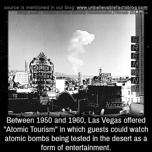 EsInsolitocom's tweet photo. Entre 1950 y 1960, Las Vegas ofreció “Atomic … https://t.co/RG1TZZ8ZeK https://t.co/uwws23NSqq