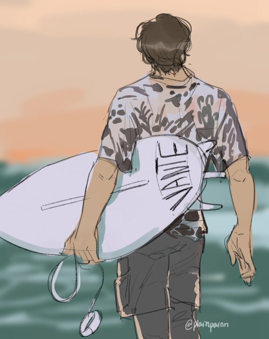 having a surfer boyfriend ?? 