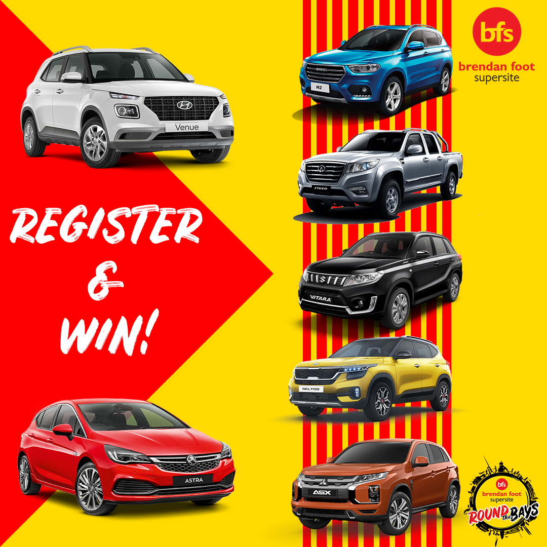BFSRTB's tweet image. There are only 3 more weeks to go until Brendan Foot Supersite Round the Bays...don't forget, register and submit your entry into the draw to win a brand new car for 6 months from @brendanfoot!🚗🚗

Register at wellingtonroundthebays.co.nz