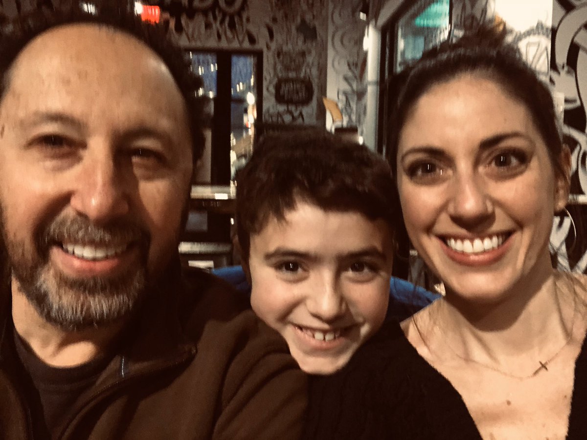 SPearlmutter's tweet image. Dinner with my favorite boys. Happy birthday, Grandpa!! #lovemyfam #tacos