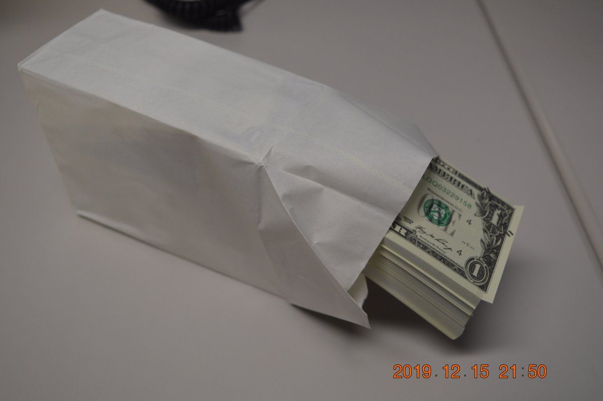 CBP's tweet image. ICYMI: CBP officers discovered $900,000 in counterfeit US currency in a commercial rail shipment in International Falls, MN. The counterfeit currency was seized and will be turned over to @SecretService. Details: bit.ly/37ta6kA