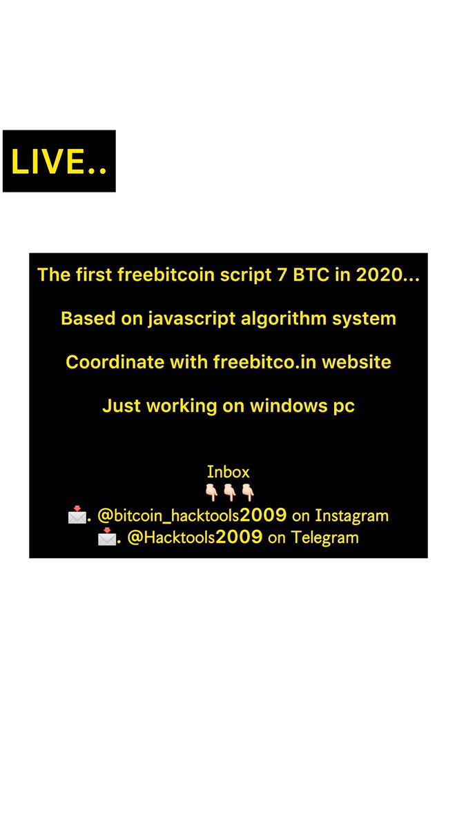 Hacktools2009's tweet image. ๐ต๐๐๐๐๐๐๐๐๐๐ ๐น๐๐๐๐๐๐๐๐๐ 7 & 5 ๐ฑ๐๐ฒ ๐ด๐๐๐๐๐๐ 2020, ๐๐๐๐ 10000 ๐๐๐๐๐๐ ๐ฐ๐๐ ๐ถ๐๐๐๐๐๐๐๐ ๐ฑ๐๐ฒ ๐๐พ๐พ๐ป 2020.
+๐ป๐๐๐ ๐ฟ๐๐๐๐ ๐
๐๐๐๐
+๐ป๐๐๐ ๐ฟ๐๐๐๐ ๐๐๐๐๐๐๐๐๐๐๐ ๐๐
blockchain.com