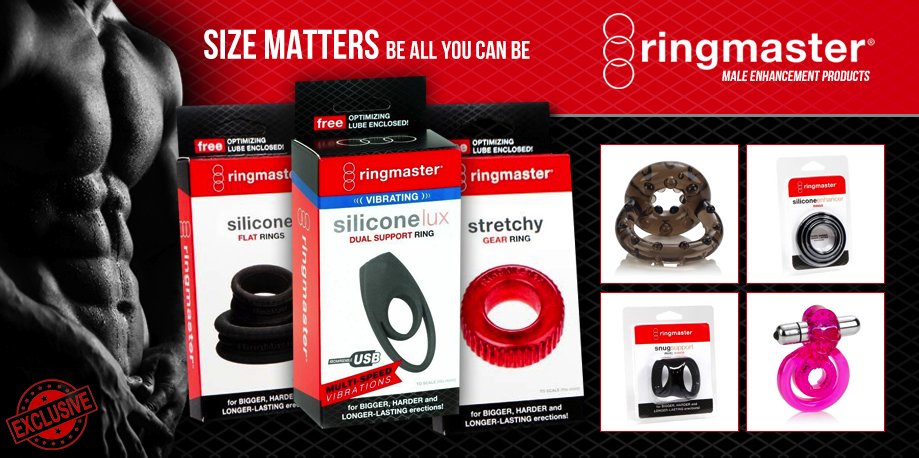 MetroB2B's tweet photo. Ringmaster is an exclusive Metro Distributors male enhancement line of products designed to provide bigger, harder and longer-lasting erections. Available in many styles and variations to please both partners during sexual intercourse. A must have for Valentine’s Day. https://t.co/zjiAydzgTG