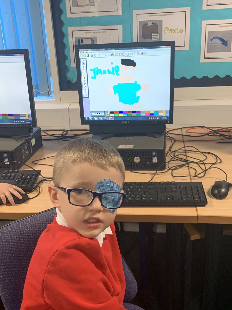 MrsWebster_Mus's tweet photo. Today in P1 @BankierPrimary we were learning about Internet Safety We used #colourmagic to create Avatars to protect our identity #STEM @Schools_Digital @DennyHighSTEM @claganach 🌈🌟 https://t.co/nD6a3eRDHQ