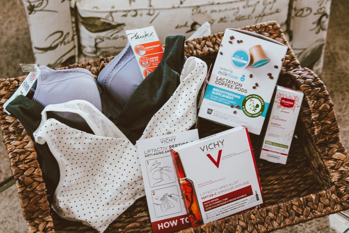 mckennatrahan's tweet photo. #ad Today, I am partnering with brands that can help ease the transition into the new mom life chapter!  
@MustelaUSA @playtex @kohls @UpSpring_Baby
 #VichyAmpoules #SuperchargeYourSkin @Vichy_USA
 @LoveWB #NewMomMustsBBxx @BabbleBoxxTeam 
https://t.co/meSsefWSLX https://t.co/ekZ7lGD9SW