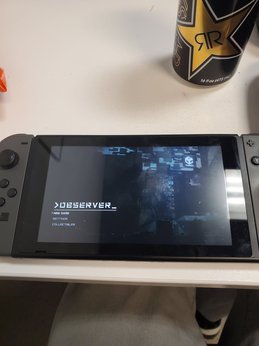 xxTFR84xx's tweet photo. Lunch time today <3 
@BlooberTeam #Observer_ 
#NintendoSwitch https://t.co/Gb9XcA5sau