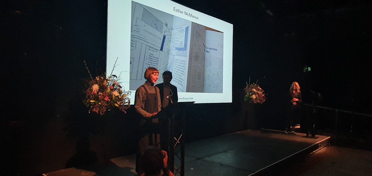 And the recipient of our 2020 #Comics #ArtsFoundationFuturesAward is Esther McManus!