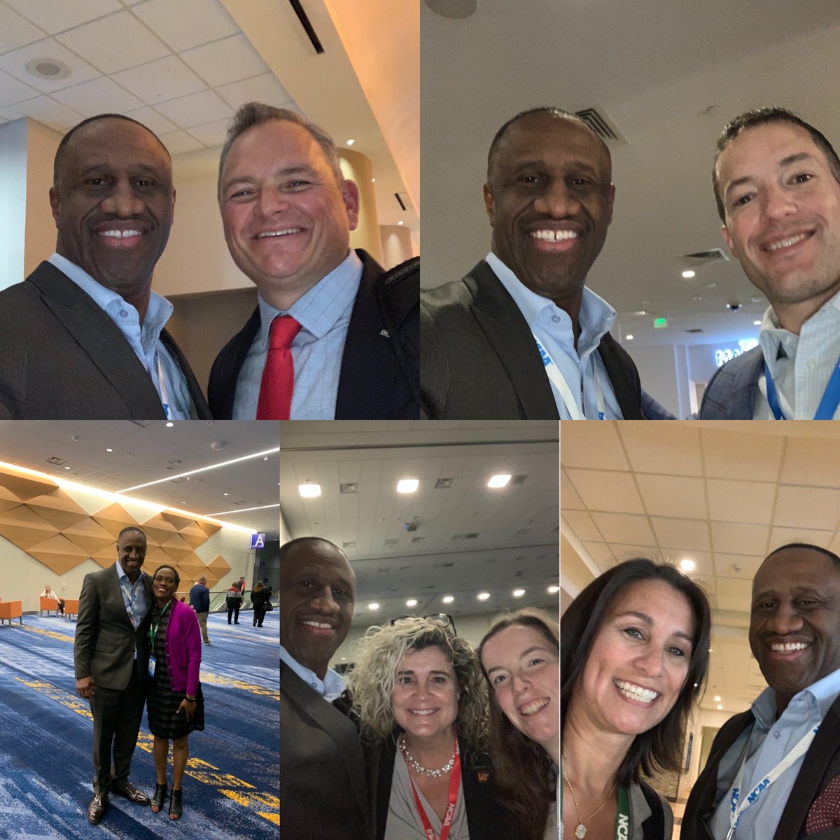 spelmanjohnson's tweet photo. Last week @spelmanjohnson was able to attend the @NCAA Convention. It was great to see some of our clients, placements, and colleagues! #NCAAConv #spelmanjohnson #highered #collegeathletics https://t.co/QlnJMgbJFJ