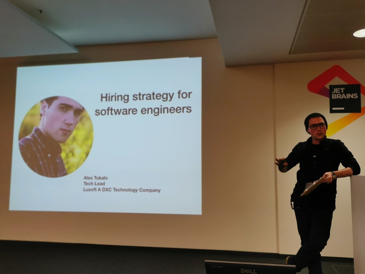 DevRelMunich's tweet photo. Our third talk is from Alex https://t.co/V5hy7CV7Od
