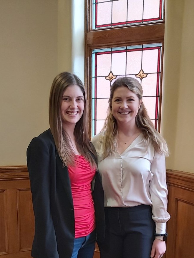 LangHFTM's tweet photo. Congratulations to Cassia Groenenberg and Kate Sheppard! They will represent us in Switzerland at the 2020 @yhsglobal in March! #YoungHoteliersSummit #GenerationYHS https://t.co/LrKkjzDC5j