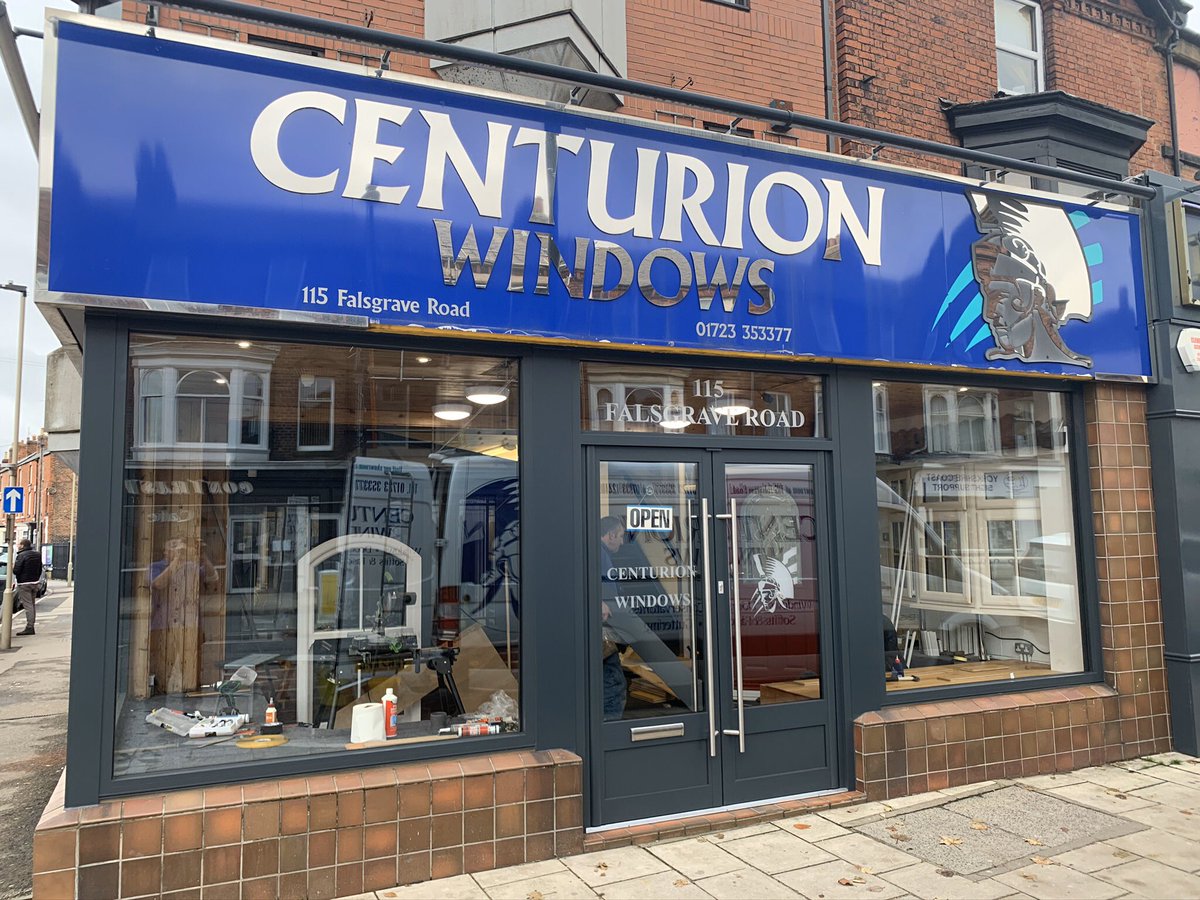 CenturionWindow's tweet photo. New shop front coming along nicely https://t.co/jfqIq2VUYd