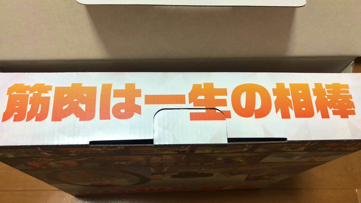 届いたから、やるぞー!って箱開けたらコレだからwwwめちゃくちゃやる気でた〜???頼むぜ相棒 