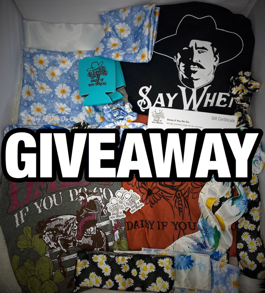 DaisyIfYouDoCo1's tweet photo. 🤩GIVEAWAY🤩

@DaisyIfYouDoCo1 turns one on Saturday, so we are giving away $441 worth of product for free!

How to enter
1) Like &amp; retweet this post
2) Follow all of our socials- Facebook, Instagram, and Twitter
3) Tag 3 friends

Winner will be announced 02/01/2020 @ 7:00 PM CST https://t.co/08AhTGGddK
