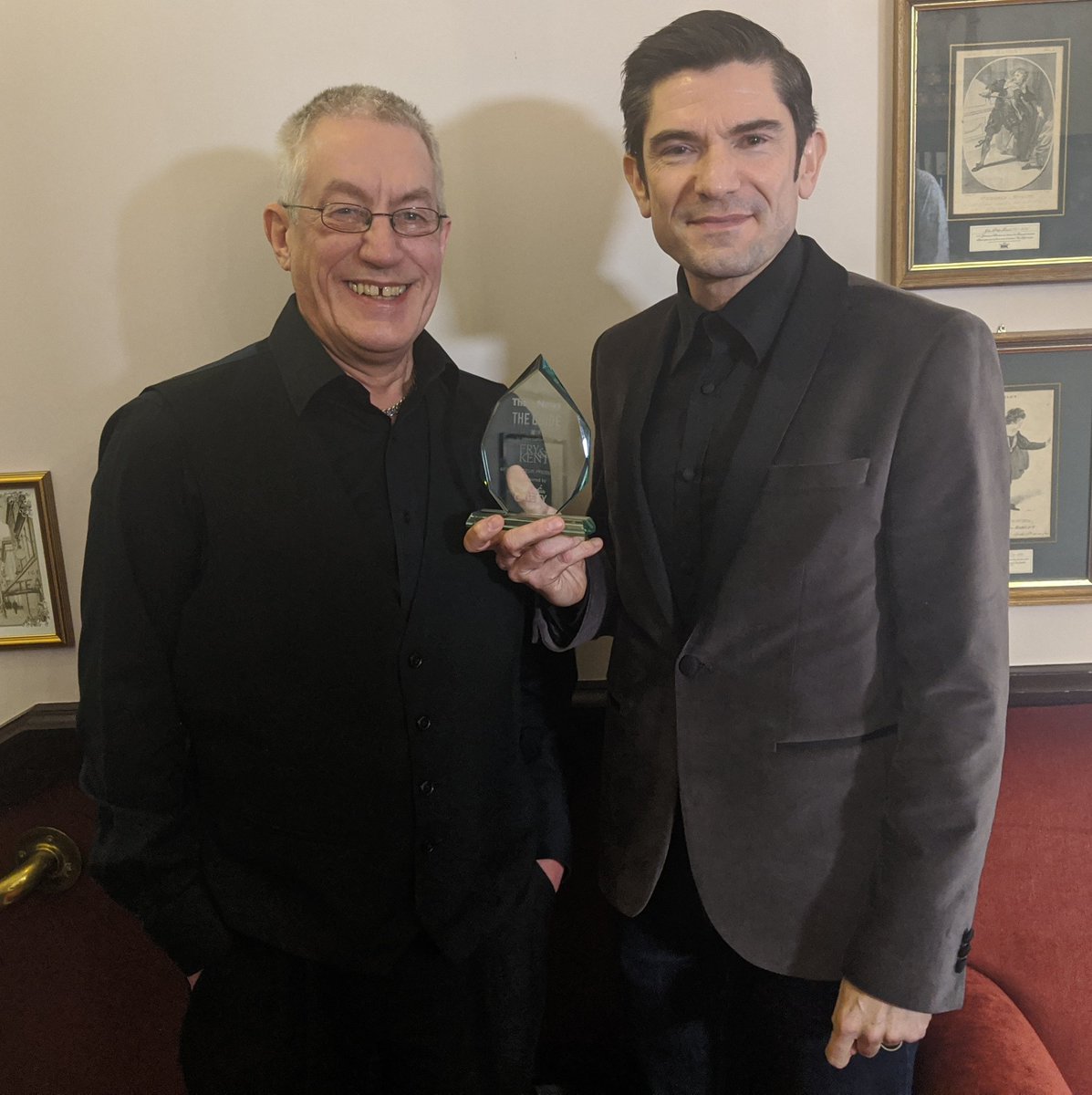 Our fourth award of the evening is for Best Amateur Drama Production - with <a href="/CCADSTheatre/">CCADS Theatre</a> taking home the trophy for their production of The King's Speech 🤩 also well done to <a href="/FarehamMusical/">Fareham Musical Society (FMS)</a> for being our runner up with Sherlock Holmes: The Hound of The Baskervilles