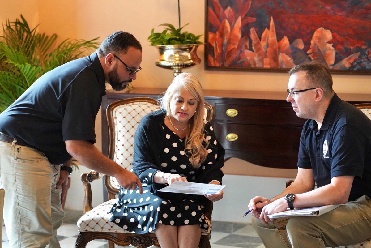 I arrived in #PuertoRico today and met with Governor <a href="/wandavazquezg/">Lcda. Wanda Vázquez Garced</a> to discuss the recovery efforts for the recent earthquakes. The Governor has our full support in ensuring the response is effective and that survivors receive the federal assistance they need.
