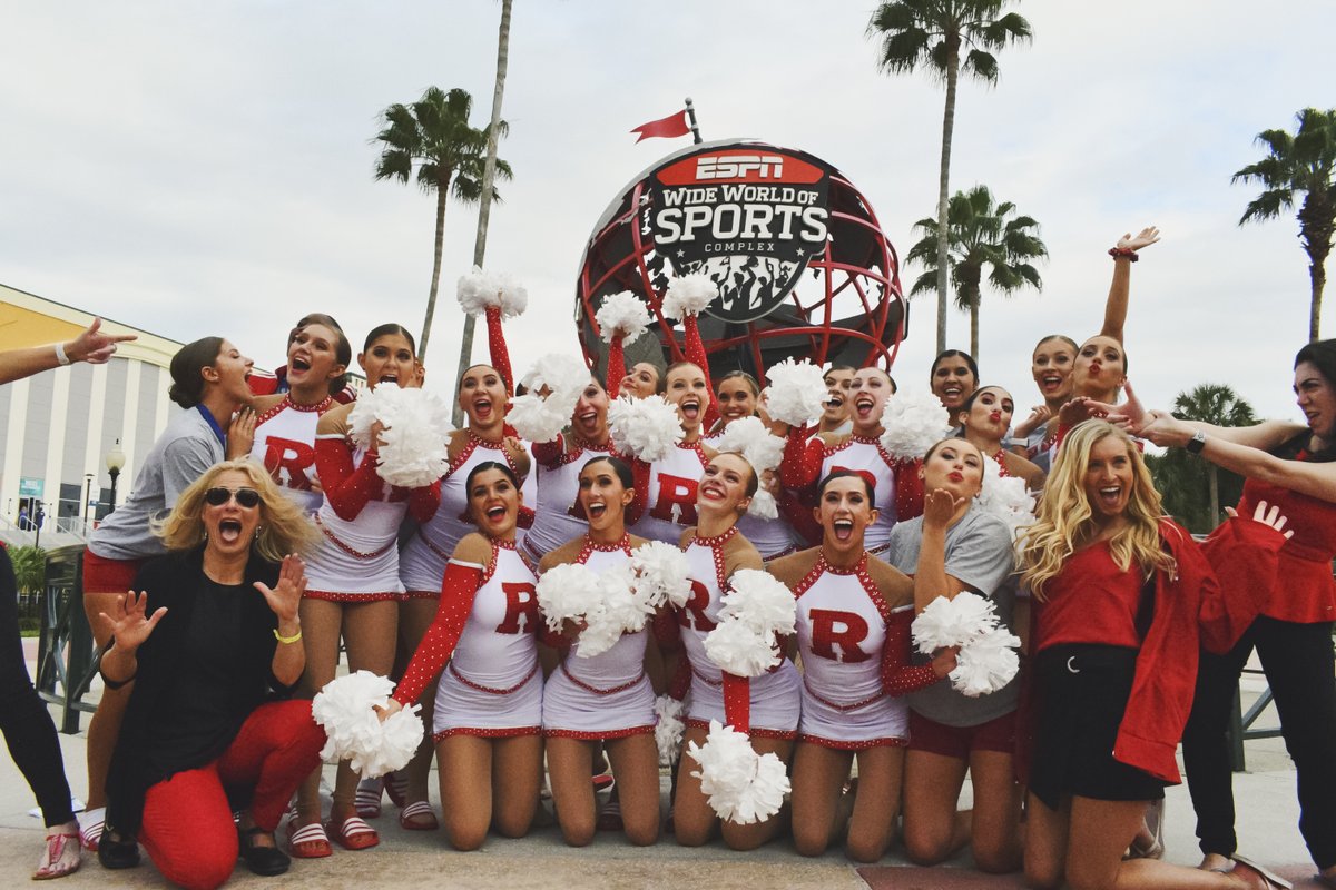 Congratulations to <a href="/Rutgers_Cheer/">Rutgers Cheerleading</a> and <a href="/RUdanceteam/">Rutgers Dance Team</a> who represented #Rutgers at the College Cheerleading and Dance Team National Championship. Go RU! 🛡⚔️
