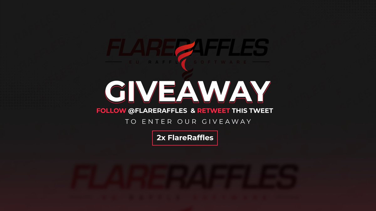 Travel_viz's tweet photo. FLASH - FLARERAFFLES GIVEAWAY

❤️FOLLOW @FlareRaffles 
🎊RETWEET THIS TWEET
🎁 LIKE THIS TWEET

🥳 2x FlareRaffles 🥳
⏲️45 minutes https://t.co/h7QfcG1Kyj