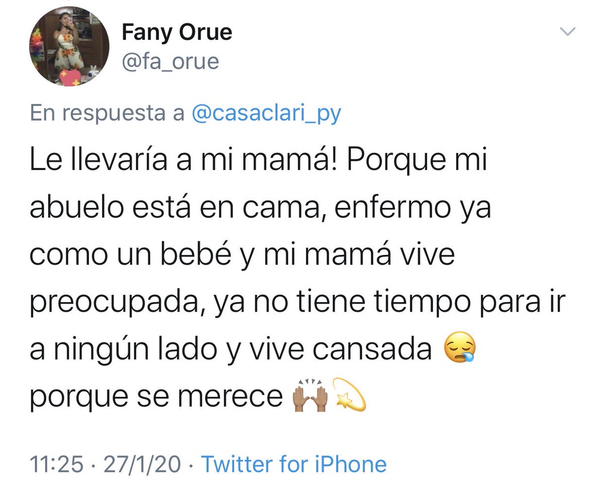 casaclari_py's tweet image. Felicidades @fa_orue sos la ganadora del antilunero 🤩 les esperamos hoy en la terracita!