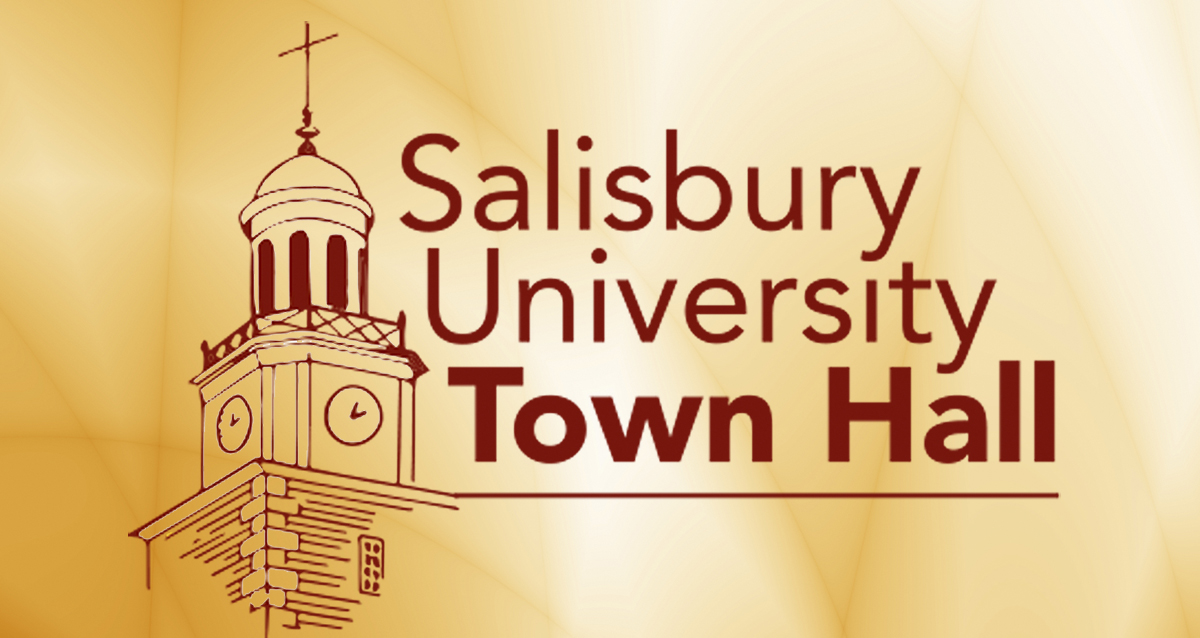 SalisburyU's tweet photo. To increase communication and share ideas and information, @presidentwight will hold quarterly Town Halls. Hosted with @SalisburySGA, the first one is 6 p.m. Tuesday, January 28, in the Wicomico Room. Students, faculty, staff and the community are invited. https://t.co/5fPnB28w5o https://t.co/VEBgGUfUZv