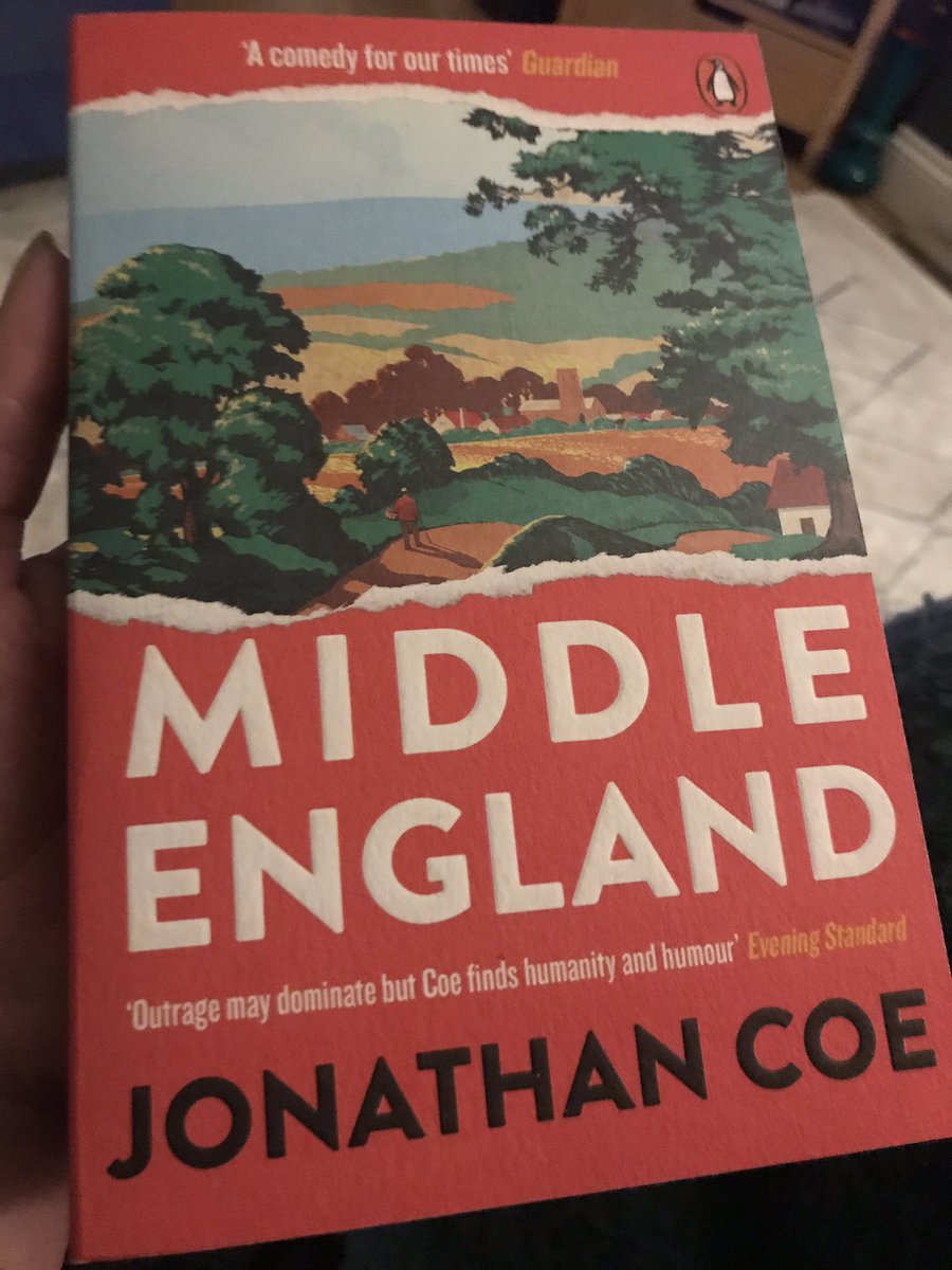 Book 5: Middle England - Jonathan Coe  ½LOVED this. Really enjoyed Coe’s writing style and characterisation and as per the reviews this is the perfect “Brexit book”. Wasn’t aware it was the 3rd in a trilogy so will add others to my TBR list. HT to  @PhilipJMorris 
