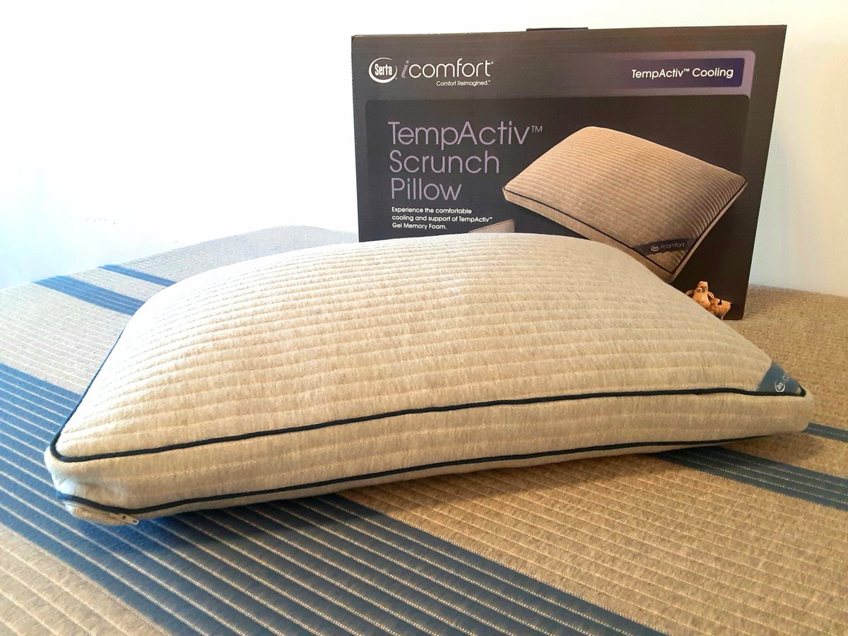 Y'all be needing a good SCRUNCH...TempActiv Pillow <a href="/stlmattress/">Mattress Direct</a> <a href="/SertaMattresses/">Serta Mattress</a> #sleeprules #EdwardsvilleIL