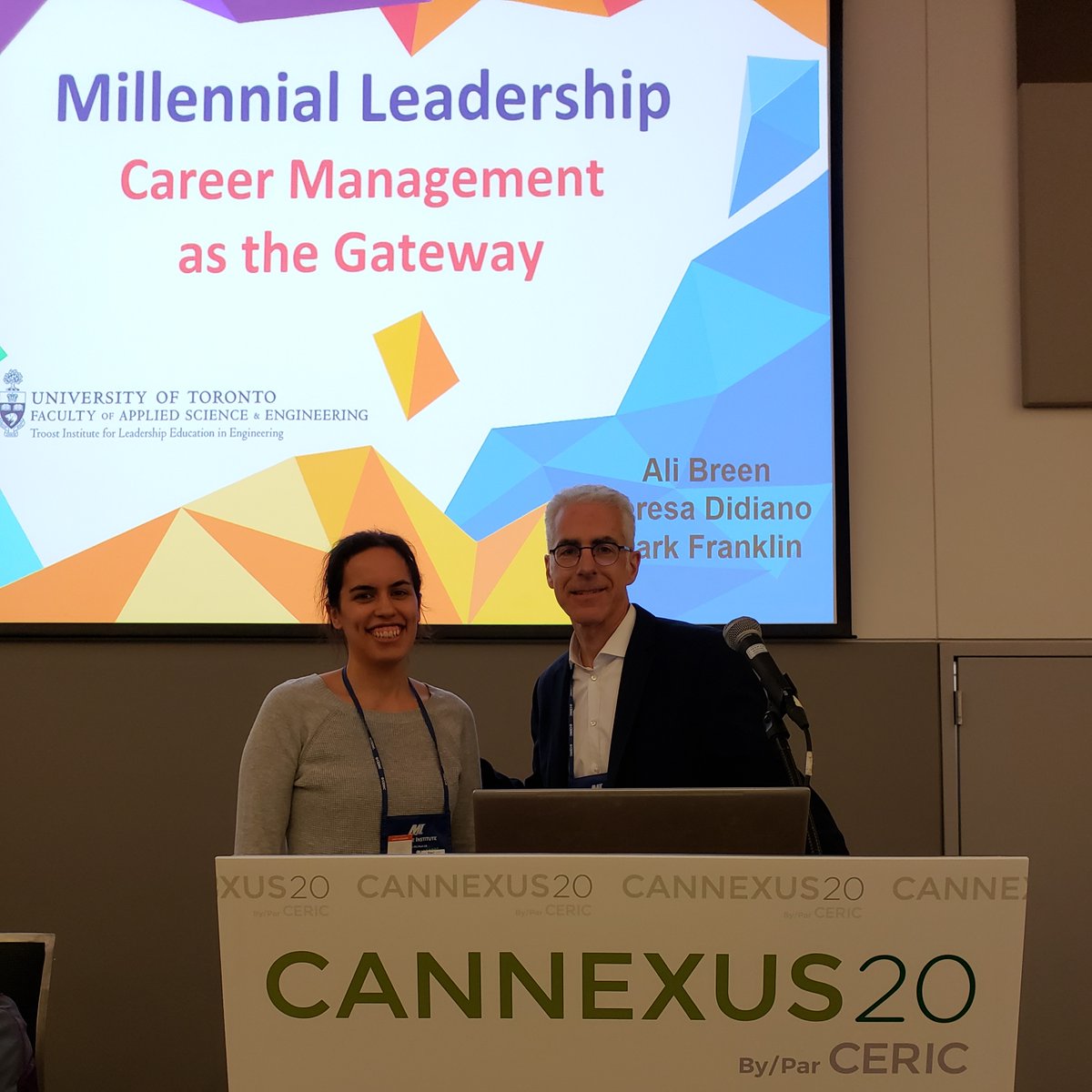 Join us now in Room 206 for our session on Millennial Leadership ! #Cannexus