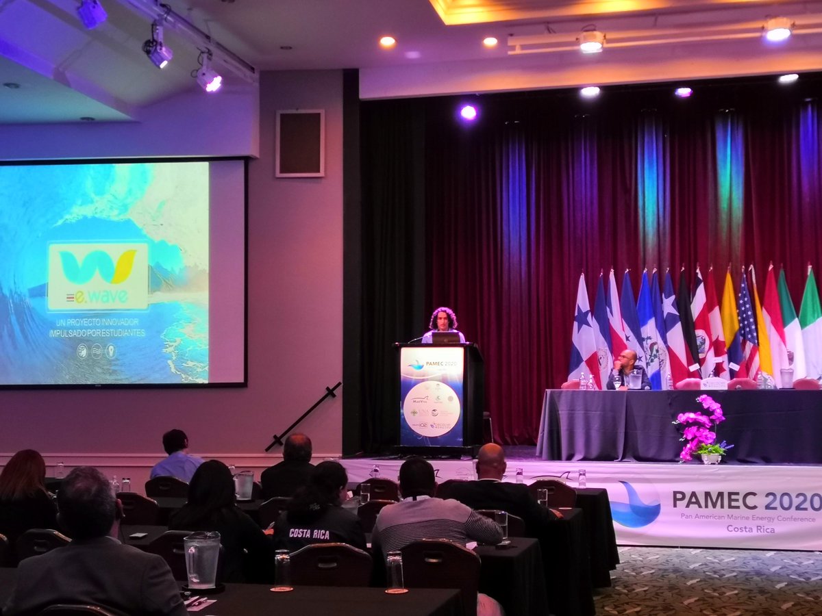 Adrián Hernández from describes the student-led initiative of a WEC prototype in Costa Rica. e.Wave in #PAMEC2020 will be shown during operation on Tuesday's technical visit.
