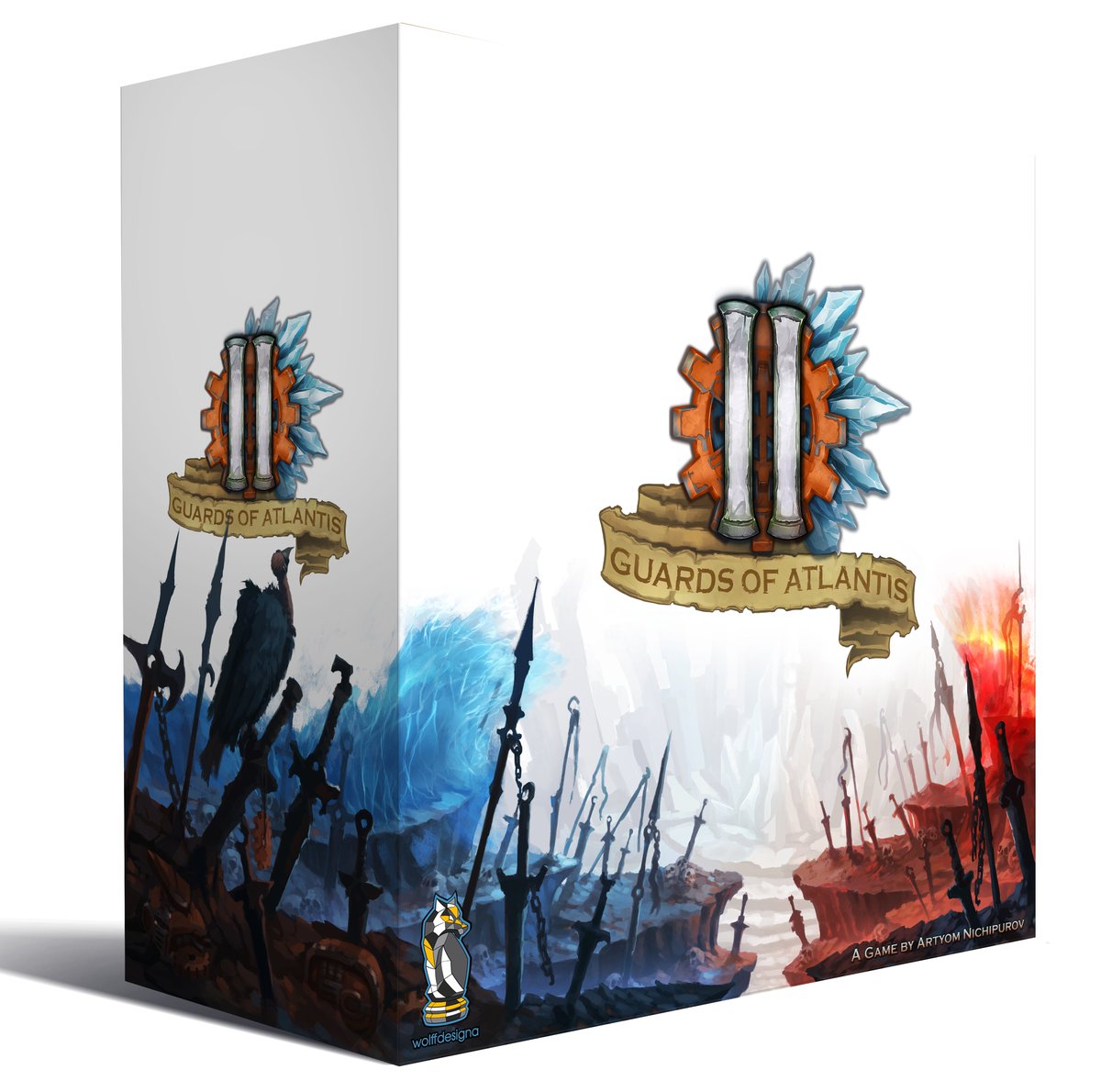 ElKobold's tweet image. #GuardsofAtlantis II new box cover.