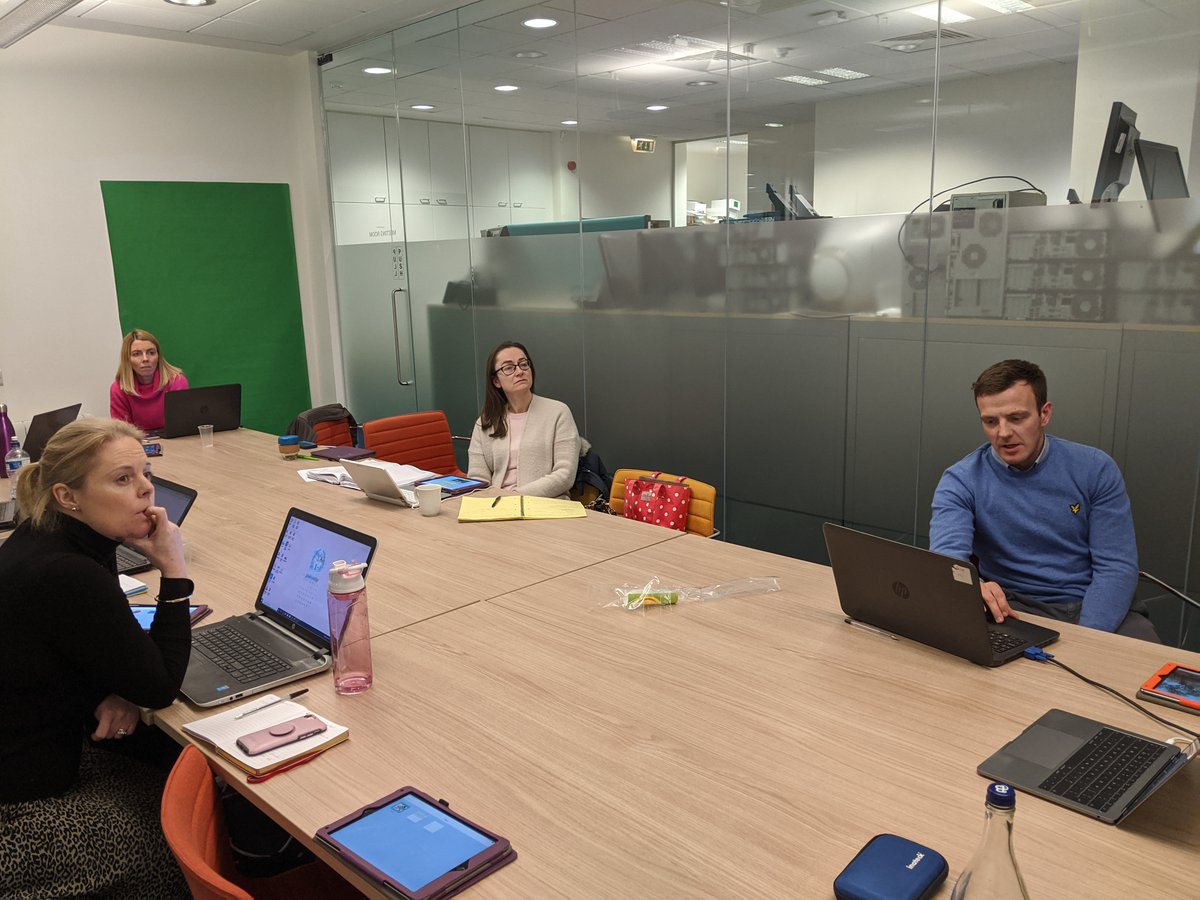 LeanneEdu's tweet photo. Super day of learning with the @PDST_TechinEd Munster Digital Community of Practice. Teachers facilitated great sessions on @AdobeForEdu, @BookCreatorApp, @DoInkTweets & #iMovie π Ideas, resources & experiences will continue to be shared on @Leargas_etwinn #PDSTDigCoP #edchatie https://t.co/ig8W8JHETa