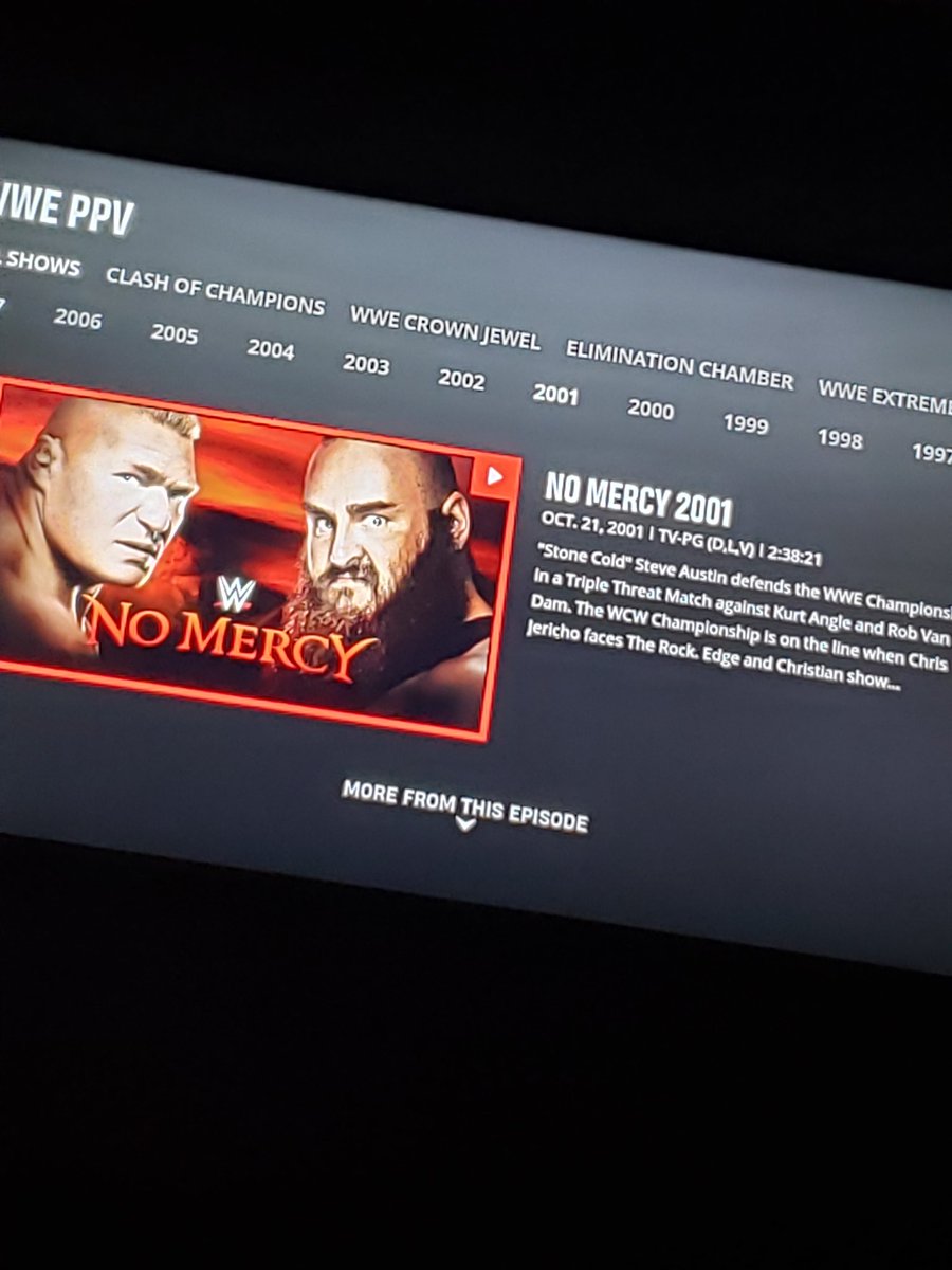 Uhh I didn't know you wrestled Brock at No Mercy 2001😂😂 @BraunStrowman