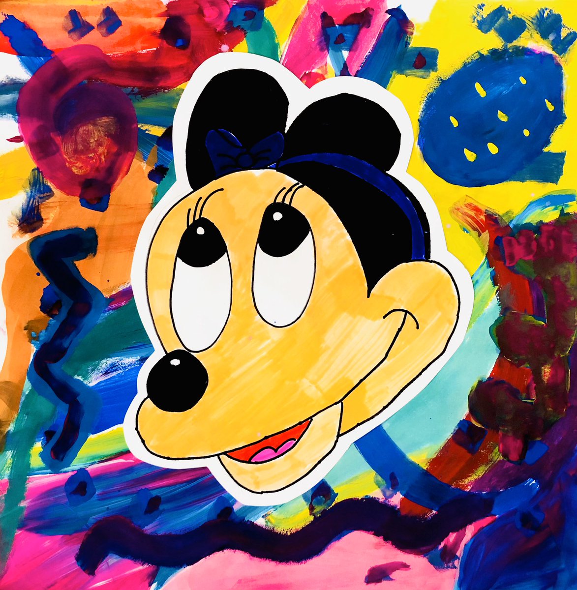 ArtWithMsBell's tweet photo. Peter Max’s bright Pop Art style never fails to inspire!  Stark fourth grade artists have been adopting Max’s quintessential fluid, improvisational approach to art making with ease!  🎨
#petermax #everychildisanartist #starkstars https://t.co/KTqAdyNSiA