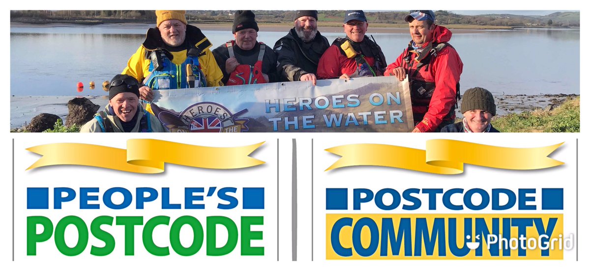 HOW_UK's tweet photo. Big thanks to all the players @PostcodeLottery , supporting our injured heroes . Delighted to have received £2500 funding to enable our winter programme as well as purchase new drysuits , PFDs and footwear #postcodelottery https://t.co/cajhLfUWqz