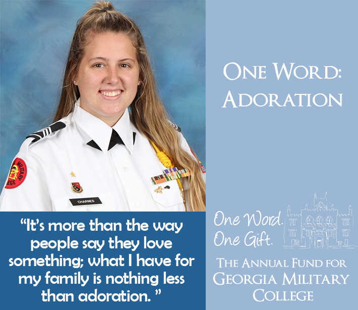 This week's Word of the Week essay is on "adoration", written by Prep Cadet Caroline Charnes. Be inspired by her take on this word here: alumni.gmc.edu/commun…/prep-school/word-of-the-week/