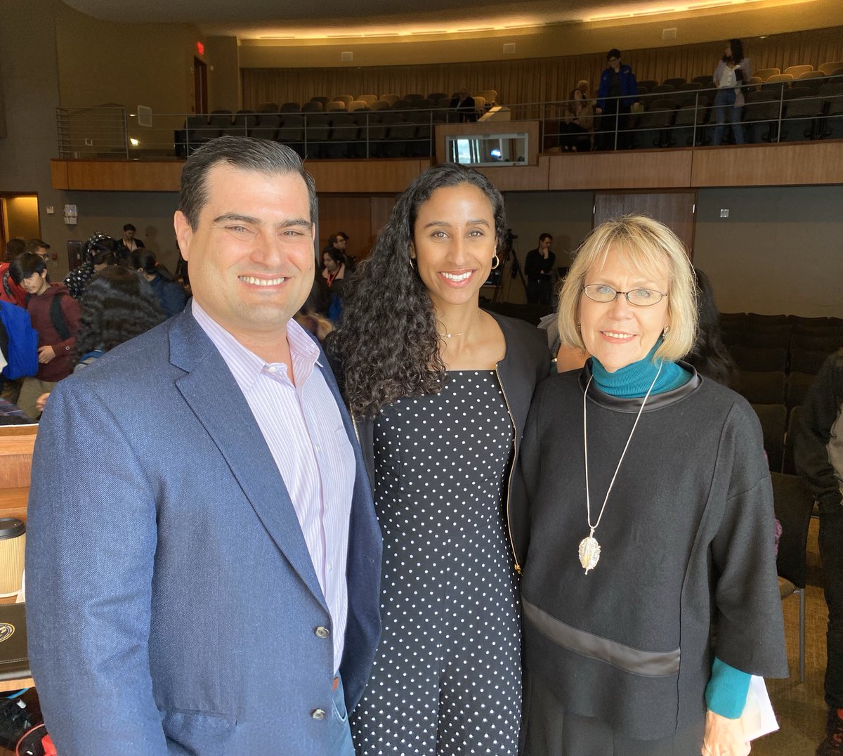 Briankeating's tweet photo. A true treat: spending time with @Scripps_Ocean Director @Leinen4ocean and graduate student @TashianaOsborne today...current and future #STEMtoSTARS leaders! https://t.co/rztv6mYZSS
