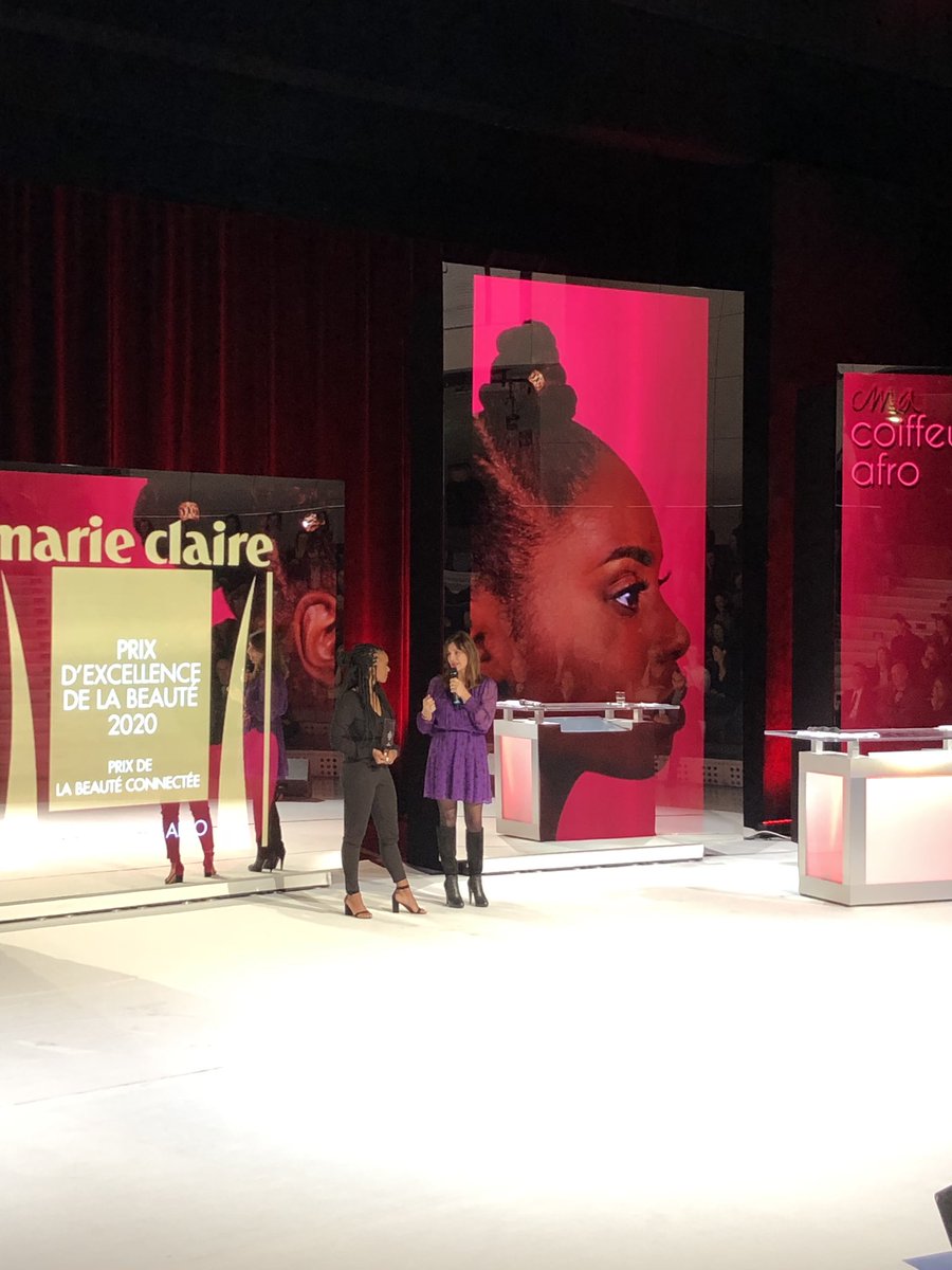 Le Prix d’Excellence de la Beauté Connectée <a href="/marieclaire_fr/">Marie Claire</a> 2020 a été emporté par @RebeccaCathline, fondatrice de <a href="/MaCoiffeuseAfro/">Ma Coiffeuse Afro</a> 👏 
 Un grand bravo pour TOUT !
<a href="/delphine/">Delphine Remy-Boutang</a> #PEB2020