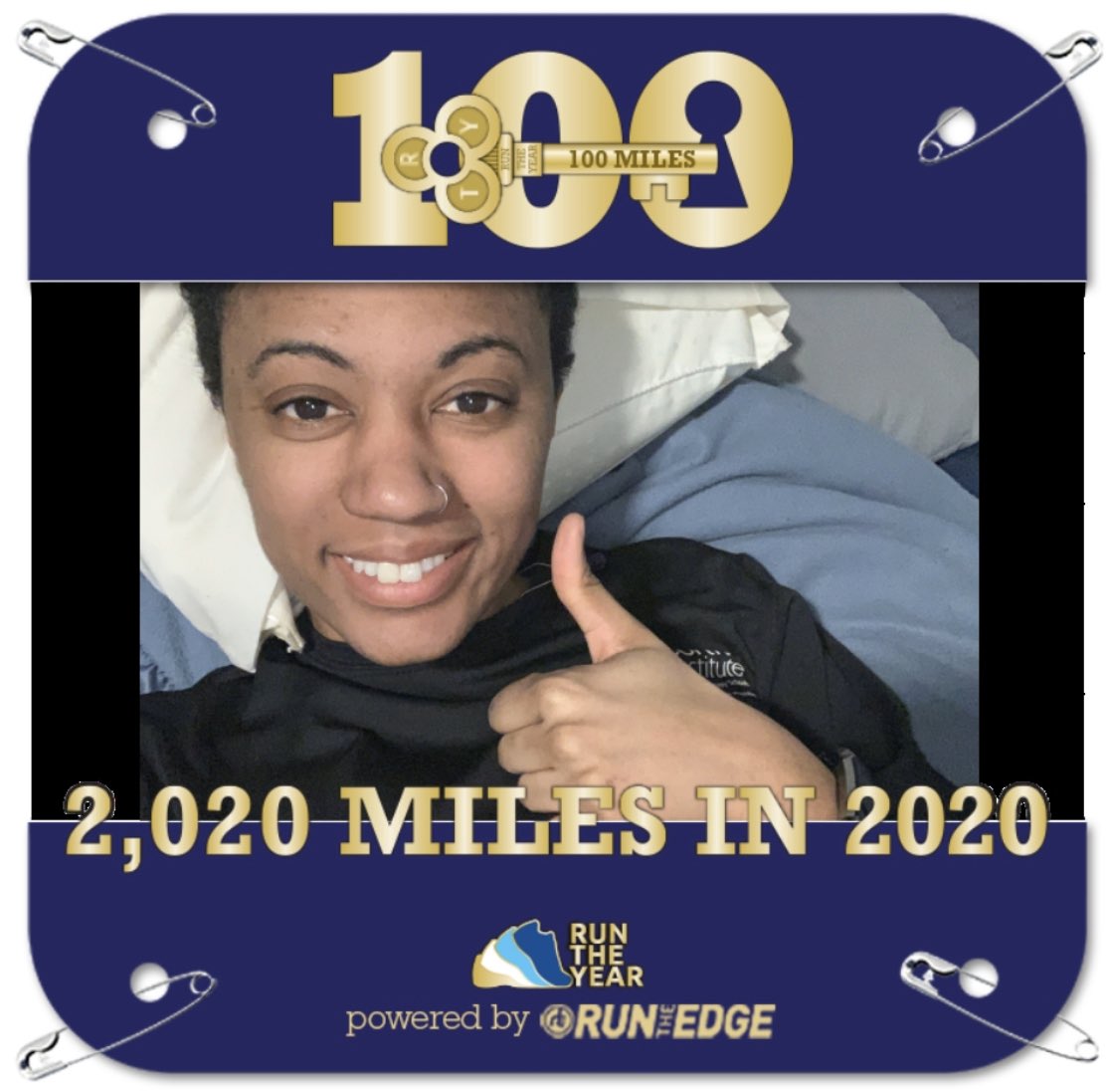 I hit the 100 mile mark today!
Only 1,920 miles to go!
#runtheyear2020