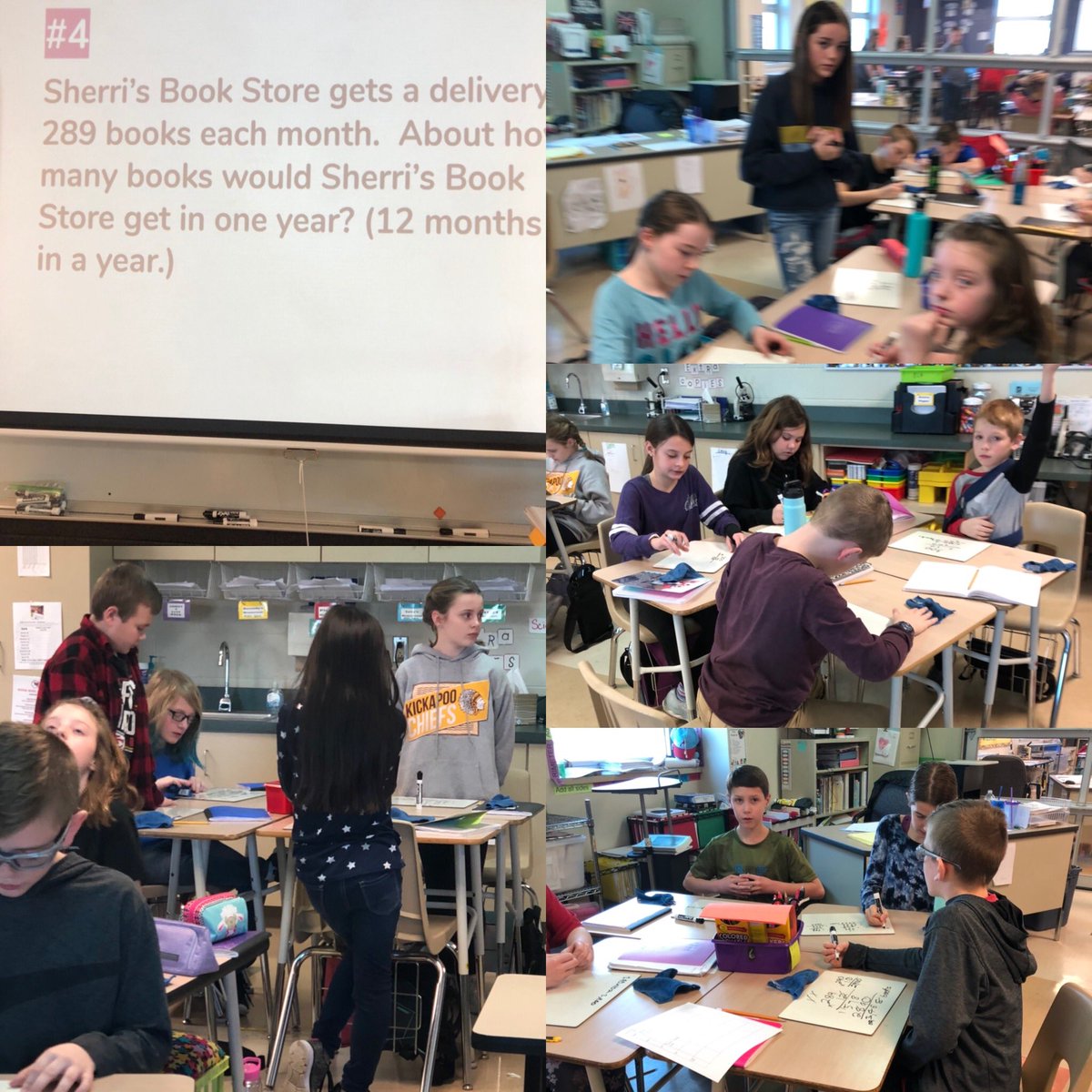 Wilson’s Creek 5th graders work on solving word problems with our teammates. Helping others find keywords to know the strategies. #curriculum #cluture <a href="/DrKarynChristy/">Karyn Christy</a> <a href="/WilsonsCreekInt/">Wilson's Creek</a>
