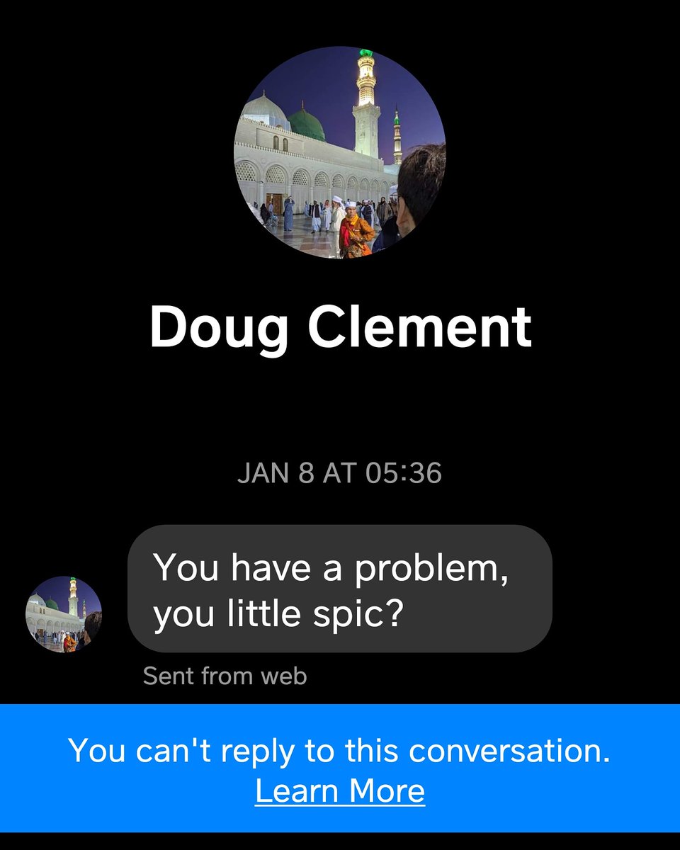 OzmaAccardi's tweet image. Such bold words from a #coward who blocked me right after sending it. #whatisthepoint