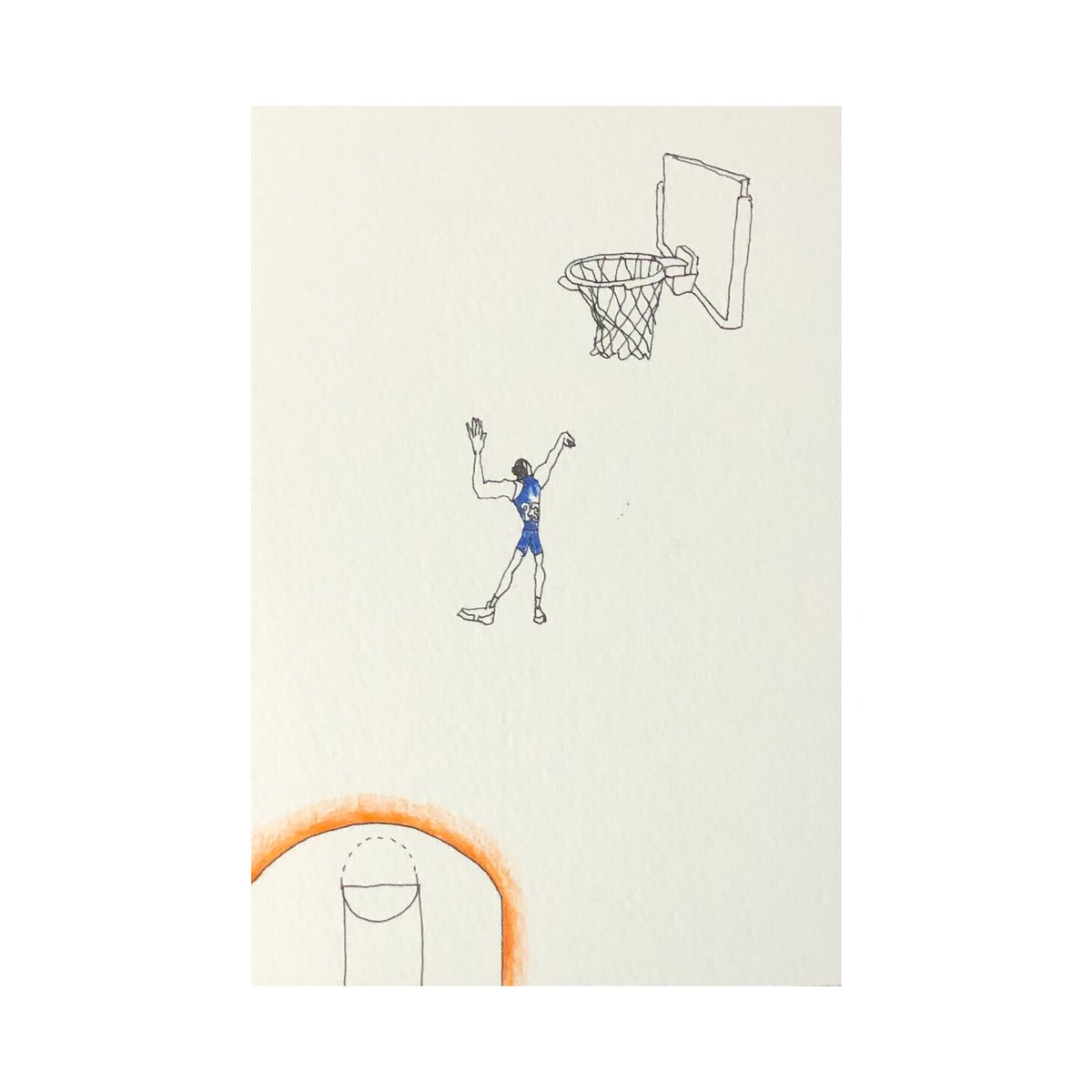 Yu New York Knicks Mitchellrobinson Illustration Illustrations Drawing Artwork Art Artist Contemporaryart Newyork Nyc Newyorker Basketball Nba Knicks Newyorkknicks Knion Nyknicks Sports Adidas Nike イラスト アート