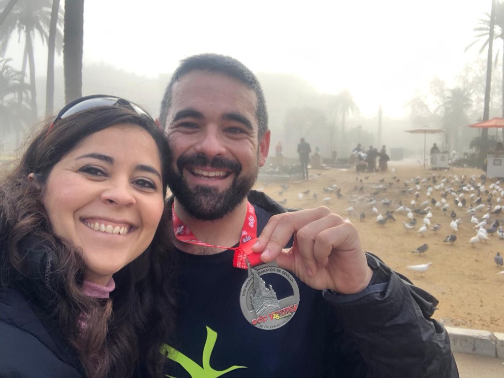 amerchanalvarez's tweet photo. Otro más terminado!!  el EDP 1/2 Maraton de Sevilla @mediodesevilla, con muy buenas sensaciones de cara al reto para este 2020 @MaratonSevilla, con #RetoSantanderMiPrimerMaratón #123aCorrer

Quien me lo iba a decir hace tres añitos!!! https://t.co/qebQszVwGb