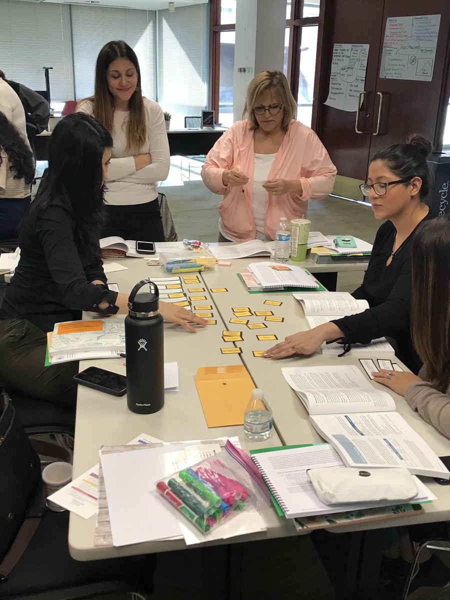 myoungliteracy's tweet image. Teachers learning about the features of language in our Using the English Learner Toolkit of Strategies...discovering where EL students struggle with language.  #KCSOSstrong #KCSOSproud